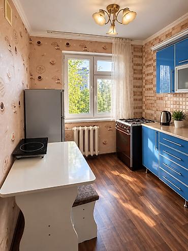 Продажа квартир: 1 комната, 34 м², Ата-Тюрк парк 104 серия, 4 этаж, Евроремонт — 2