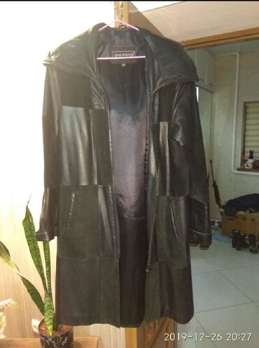брендовая одежда бишкек: Плащ кожаный на тонком утеплителе, размер 48-50, возможен торг