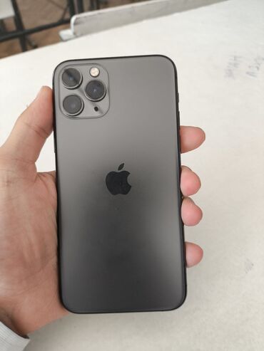 айфон xs бу бишкек: IPhone 11 Pro, Колдонулган, 256 ГБ, Кара, Коргоочу айнек, Каптама, 82 %