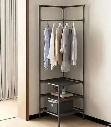 forma ideale ormari sa policama: Ugaona polica crna 120x45x45cm. ugaona polica crna 120x45x45cm 174 — 1