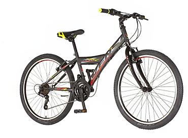 goroteks patike: Venssini Parma 24" juniorski MTB bicikl – sivo crvena perla (XS) — 1