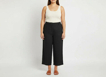 Trousers: Stradivarius, Material trousers for women, size XL