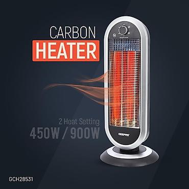 radiatır: Karbon tipli qızdırıcı Geepas GCH 28531 900W 23m² — 2