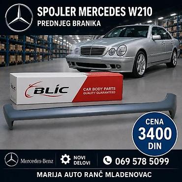 Bumpers: BRANIK MERCEDES E KLASA I SPOJLER PREDNJI W210 9GOD | Prednji branik — 2