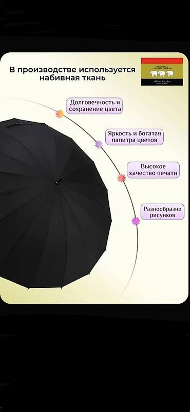 Зонты: Зонт, Зонт-трость, Полуавтоматический, Новый, Унисекс — 2