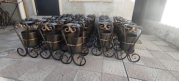 Мусорные урны: С пепельницей, Материал: Железо, 12 л — 9