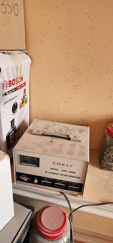 kontakt home noutbuk: EMKAY AVR-1500W – avtomatik gərginlik tənzimləyicisi (AC Automatic — 2