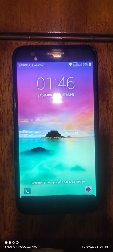 kamerasiz telefon: LG K10 2017, 32 GB, rəng - Qara, Sensor, Barmaq izi, İki sim kartlı