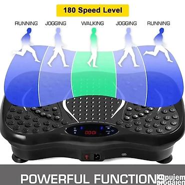 Ostale sprave za vežbanje: Vibraciona fitness platforma sa masažom stopala i elastičnim trakama — 7