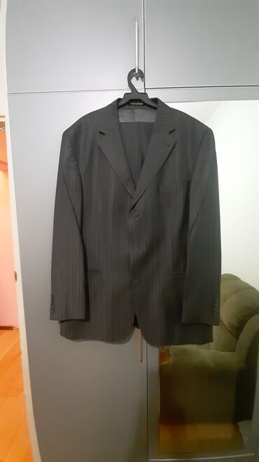 56 размер мужской одежды параметры: Костюм 2XL (EU 44), цвет - Серый