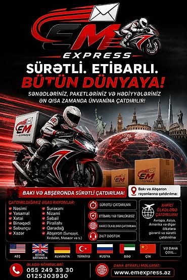 Услуги: Emexpress mmc sürətli poçt xidməti.şirkətimizin rəsmi hesabından — 1