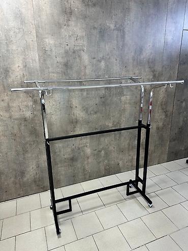Торговое оборудование: Кронштейн Для одежды, Материал: Металл, На колесах, Новый — 5