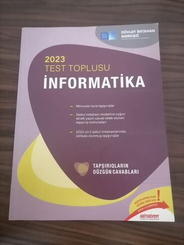 Kitablar, jurnallar, CD, DVD: Yeni İnformatika test toplusu qiymət 6 manat