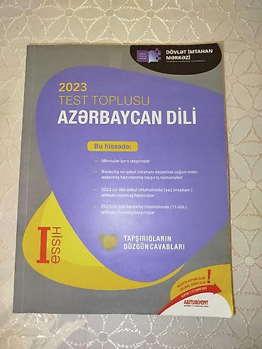 Testlər: 2023 Test Toplusu – Azərbaycan Dili (DİM) - Nəşr: Dövlət İmtahan — 1