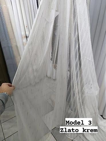 Zavese i draperije: Zavese – dekorativni veo od lagane, providne tkanine - Model 3: fino — 13