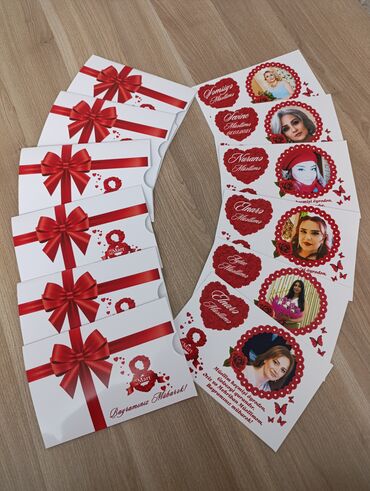 8 mart sekilleri: 8 mart ucun hediyye tebrik kartlar sifarisle hazirlanir.Sifarisler