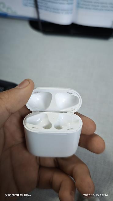 ipod mini: Беспроводные наушники-вкладыши, Apple, AirPods 2, Б/у — 3