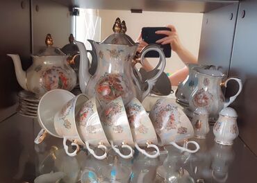 Çay dəstləri və servizlər: Çay dəsti, Farfor, 6 nəfərlik — 9