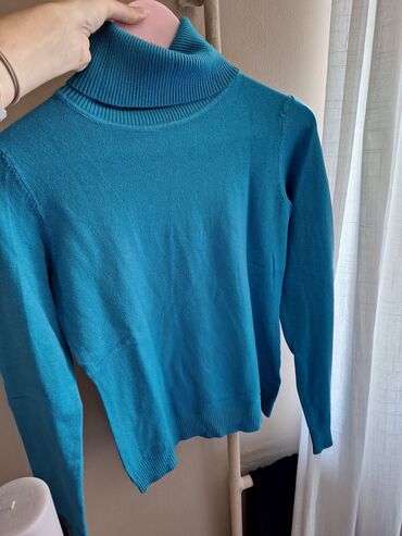 moderni dzemperi: S (EU 36), Polyester, color - Turquoise