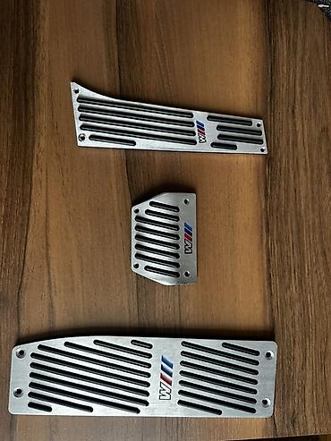 bmw most: BMW M-Style alüminium pedal örtükləri dəsti - 3 hissə: qaz pedalı — 1