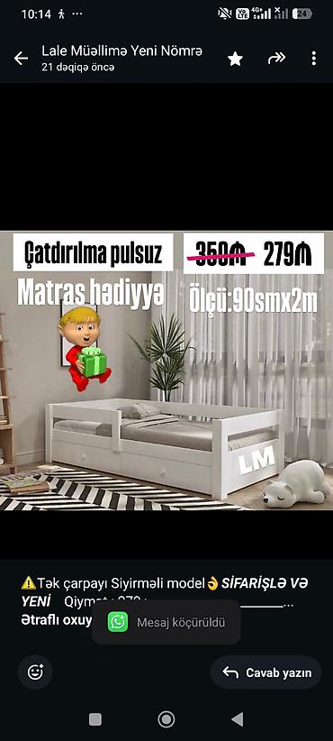 tek kravat: ⚠️Tək çarpayı Siyirməli model👌_*SİFARİŞLƏ VƏ YENİ*_ Qiymət : 279₼ — 1