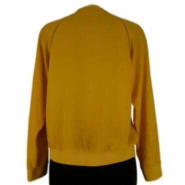 Bluze: Benetton, S (EU 36), Poliester, Jednobojni, bоја - Žuta — 3