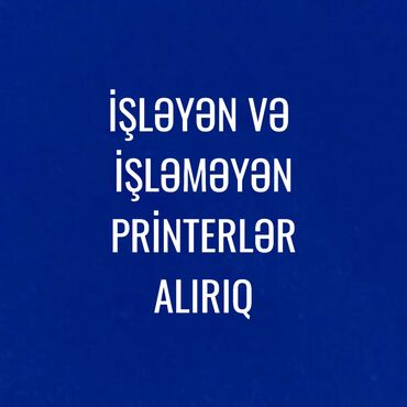 printer işlənmiş: Printerlər