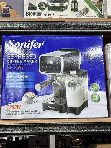 Кофеварка эспрессо Sonifer SF-3599 - Мощность: 1350 Вт - Тип
