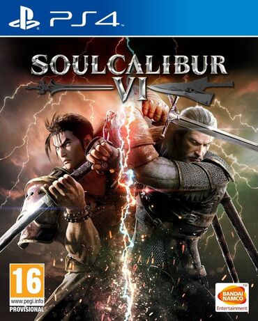 PS5 (Sony PlayStation 5): Оригинальный диск!!! SoulCalibur VI (PS4) Полируйте клинок и