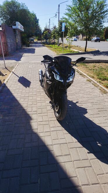 матор для лодки: Спортбайк Kawasaki, 400 куб. см, Бензин, Взрослый, Б/у