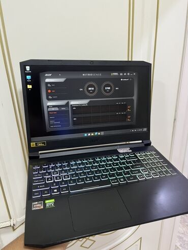 купить игровой ноутбук: İşlənmiş Acer Nitro, 15.6 ", AMD Ryzen 7, 512 GB, Ünvandan götürmə, Ödənişli çatdırılma