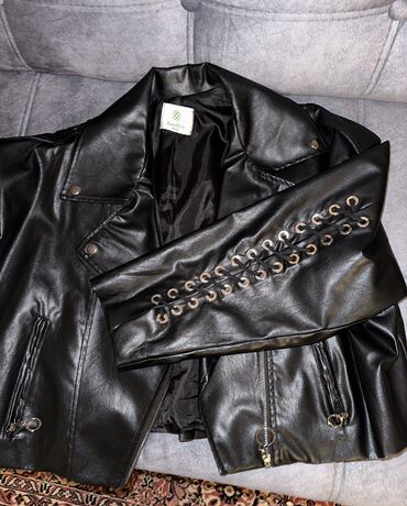 секонд хенд кожаные куртки: Кожаная куртка, Косуха, Оверсайз, M (EU 38), L (EU 40), XL (EU 42)