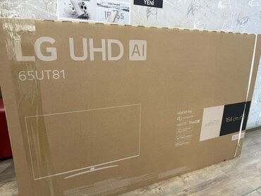 смарт рич крем вокруг глаз: LG UHD AI 65UT81 model televizor, yüksək keyfiyyətli təsvir və süni