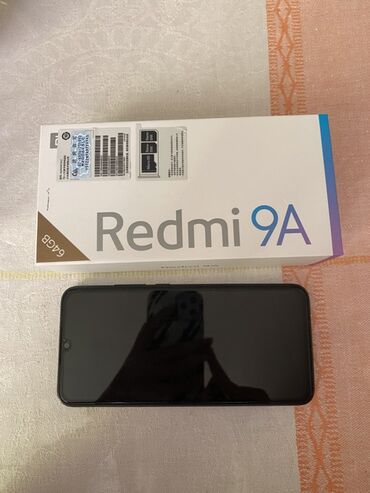 оборудование для ремонта телефона: Redmi, Redmi 9A, Б/у, 64 ГБ, цвет - Черный, 2 SIM