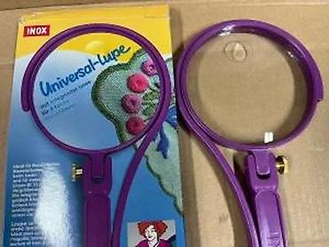 Ostali ručni alati: Univerzalna lupa INOX sa integrisanom sočivom - Lupa prečnika 11,5 cm — 14