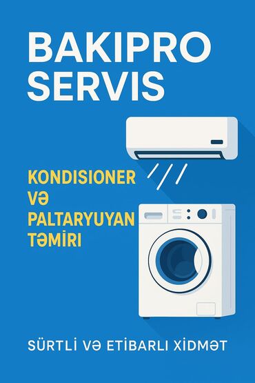 Kondisionerlər: Təmir, Split kondisionerlər, Təmizləmə, Zəmanətlə