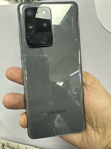 Samsung: Samsung Galaxy S20 Ultra, Б/у, 128 ГБ, цвет - Серый, В рассрочку, 2 SIM