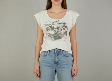 t shirty z motywem świątecznem: Women`s T-shirt, size S