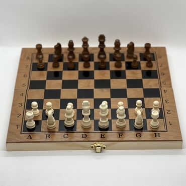 Шахматы: Шахматы 3 в1: Шахматы Шашки Нарды Шахматы деревянные — 9