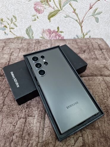 смарт бокс тв: Samsung Galaxy S24 Ultra, түсү - Боз, 2 SIM