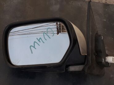 зеркало заднего вида нексия: Боковое левое Зеркало Mitsubishi 2002 г., Б/у, цвет - Белый, Оригинал