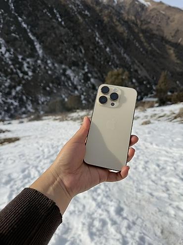 Apple iPhone: IPhone 14 Pro, Золотой, Защитное стекло — 1