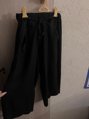 японская одежда: Брюки M (EU 38), цвет - Черный