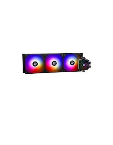 120 mm kuller: RGB işıqlı 360 mm AIO maye soyuducu - 3x 120 mm ARGB fan ilə yüksək — 1