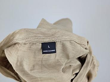 jeansy ecru: T-shirt damski, rozmiar L — 4