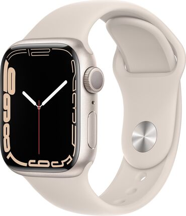Apple Watch: Apple Watch 7 41 mm. Полный комплект с коробкой. АКБ 96%. Состояние