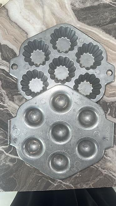 tartı: Şirniyyat qəlibləri, rəng - Boz, Metal — 1