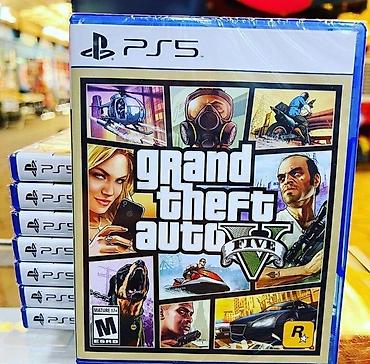 gta yukle: PS5 üçün "GTA 5" oyun diski Playstation 5 üçün GTA 5 original oyun — 1