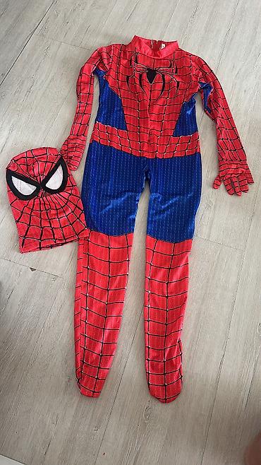 маска spiderman: Детский костюм «Человек-паук» с аксессуарами цена 1900 сом,без — 3