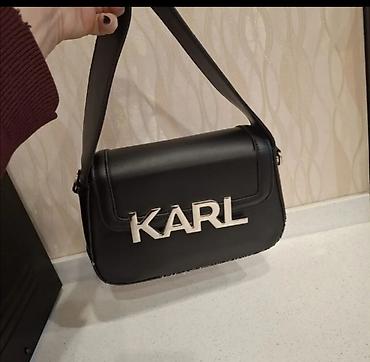 hermes deri çanta: Çiyin çantası, Karl Lagerfeld, İşlənmiş — 2